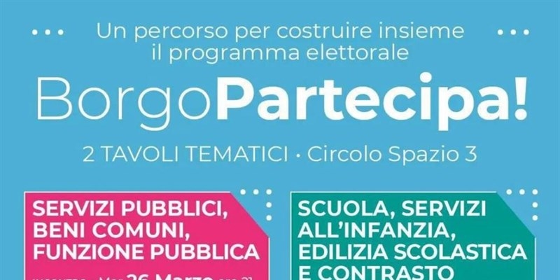 Borgo San Lorenzo: la coalizione progressista presenta il programma e la candidatura a Sindaco