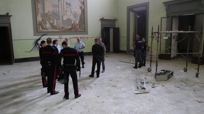 Lo sgombero di Villa Larderel