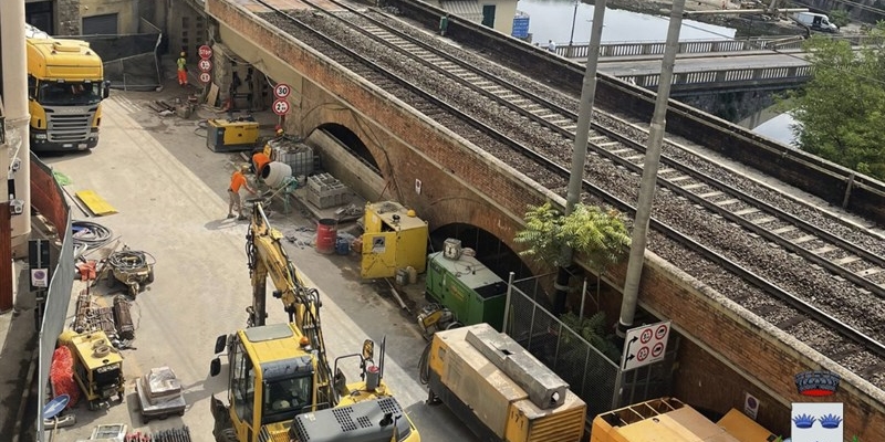 Lavori nella tratta ferroviaria