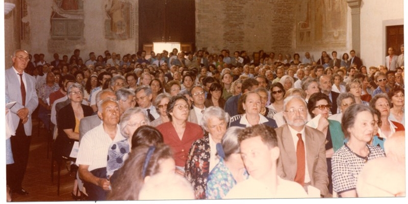 Domenica 16 giugno 1996. L’inaugurazione della restaurata Chiesa di San Francesco.