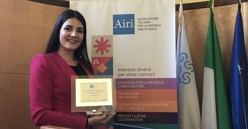 Alice Bonciani con il prestigioso premio