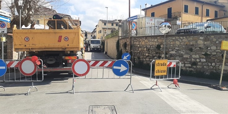 I lavori a Mercatale