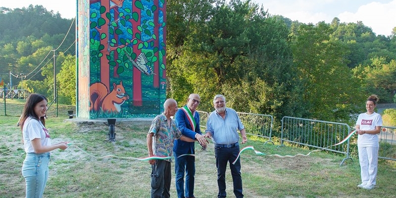 Un momento dell'inaugurazione