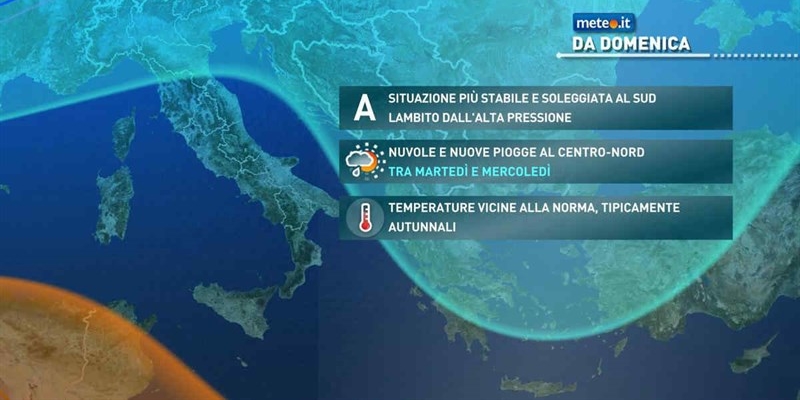 La tendenza meteo