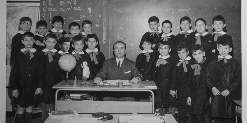 60 anni fa alla scuola Dante Alighieri di via Don Minzoni a Borgo San Lorenzo