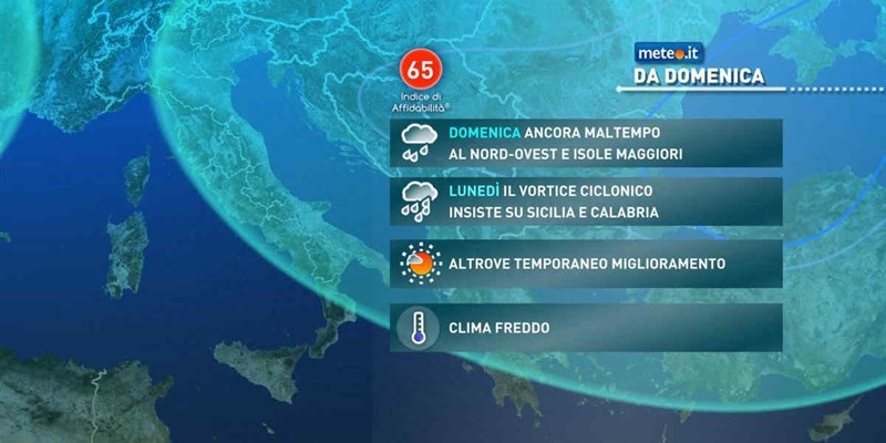 Meteo in evoluzione