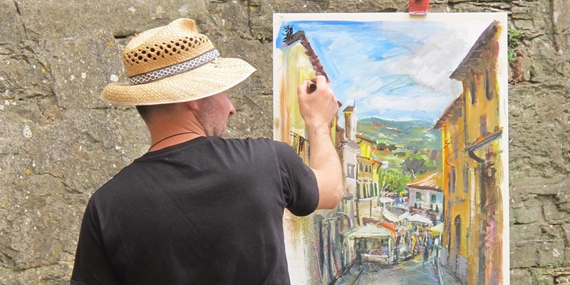 San Piero si trasforma in un atelier a cielo aperto con la XVIII Estemporanea di Pittura