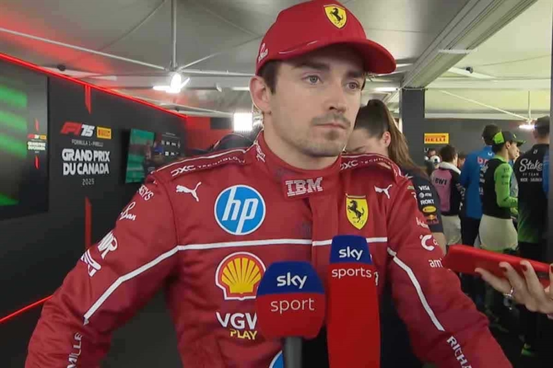 Charles Leclerc parla a Sky