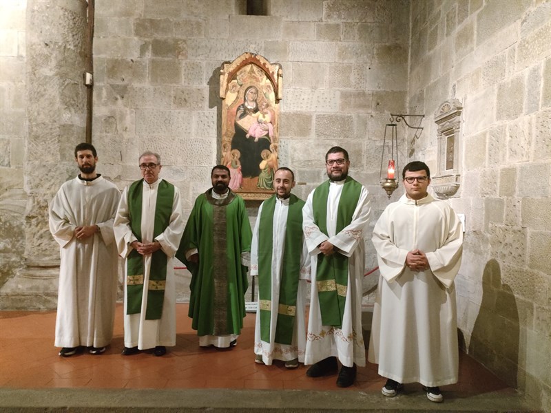 Un momento della cerimonia