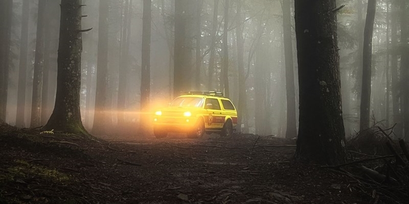 Soccorso Alpino durante delle ricerche nel Parco Nazionale Foreste Casentinesi Monte Falterona e Campigna.