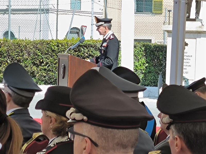 Un momento della cerimonia