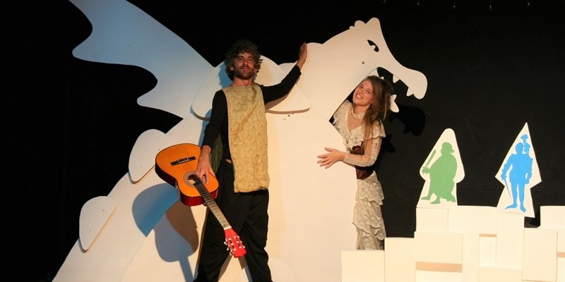 Un momento dello spettacolo - La principessa ed il drago