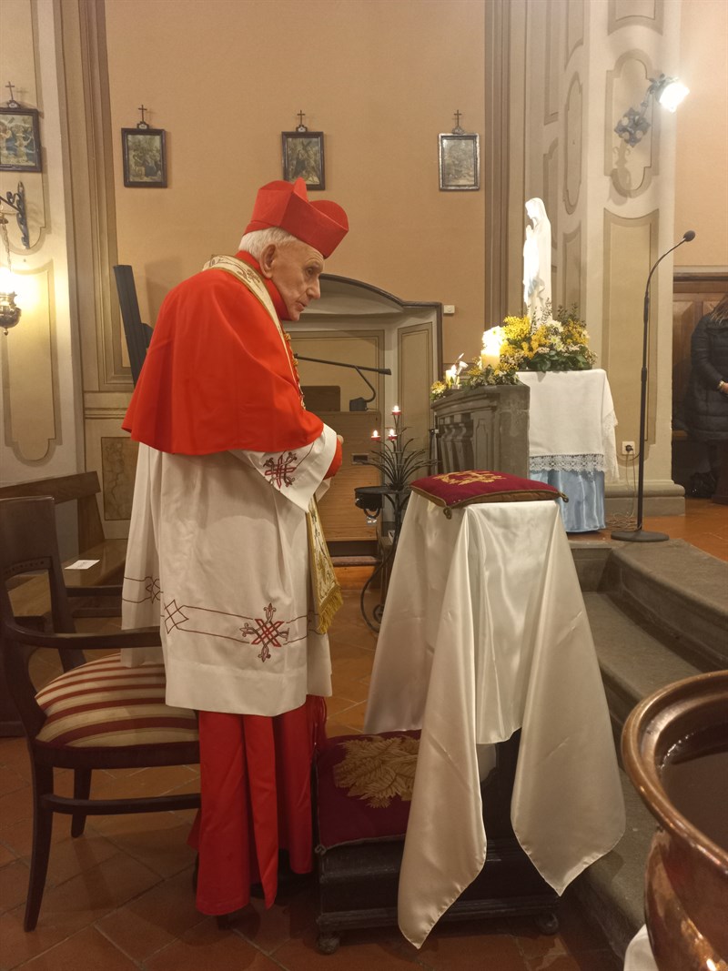 Cardinale Simoni in visita a Cavallina, Barberino di Mugello