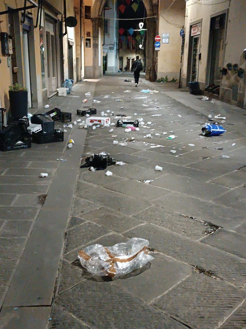 Le immagini pervenute in redazione