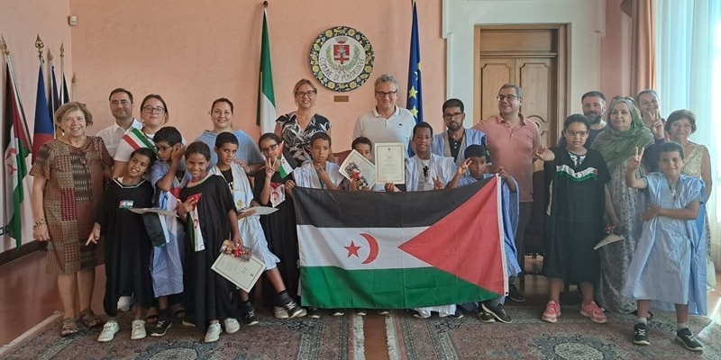 La delegazione Saharawi