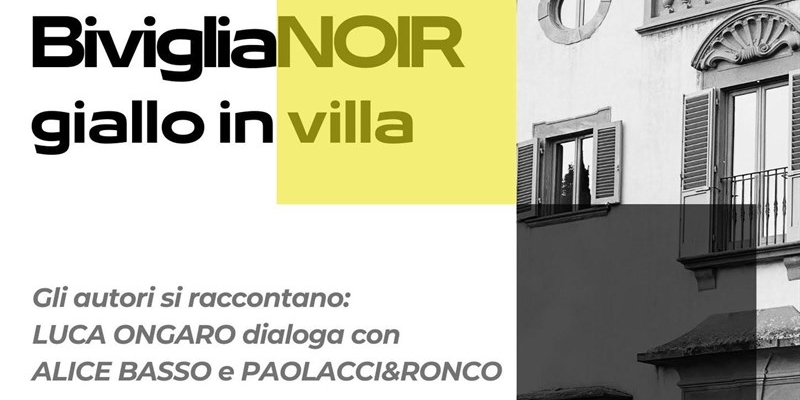 Un taglio della locandina dell'evento "Bivigliano Noir"