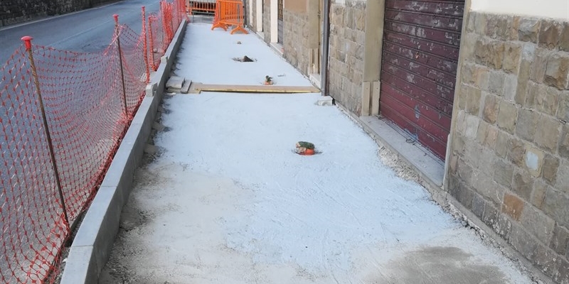 Lavori di collegamento Stazione di Pontassieve - Scuola Balducci