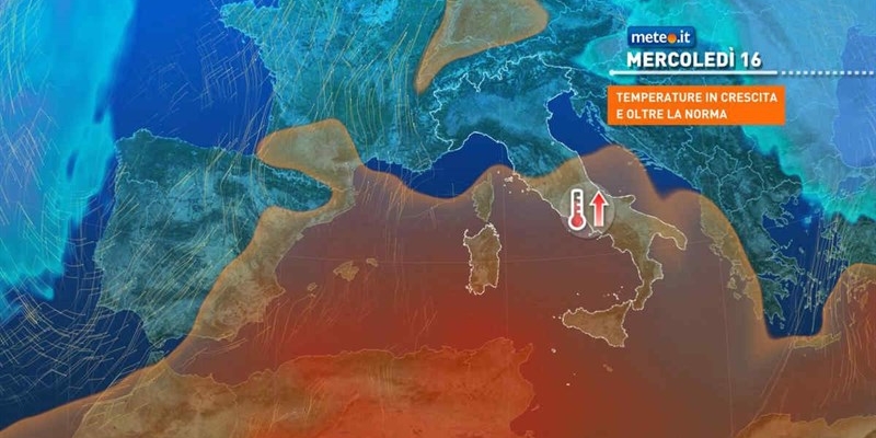 La tendenza meteo