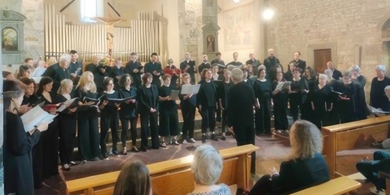 Il concerto a cori riuniti a Sant’Agata di Mugello 