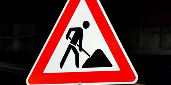 Strada chiusa - Lavori in corso - Immagine di repertorio