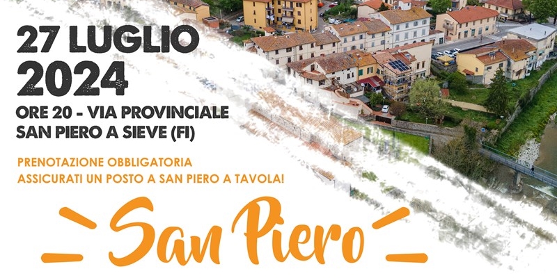 Tutti insieme per San Piero a Tavola. Evento di beneficenza edizione 2024
