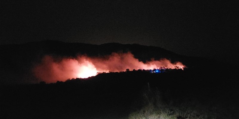 Incendio nel Comune di Pontassieve. Fiamme divampano in un bosco ad Acone