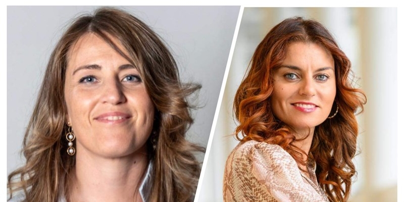 La deputata PD Chiara Gribaudo e l'europarlamentare Lega Susanna Ceccardi