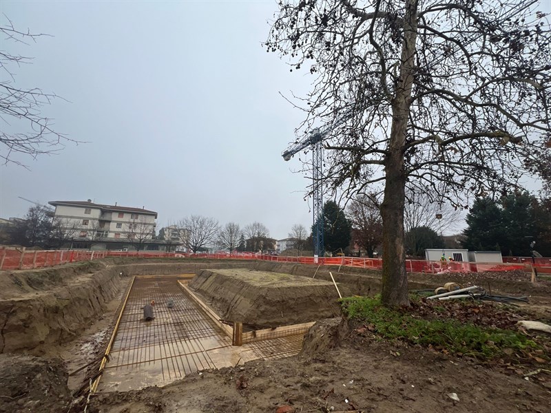Piscina comunale lavori in corso