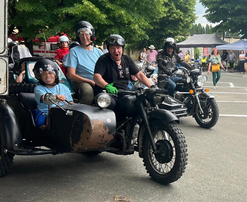 Un momento della bella giornata