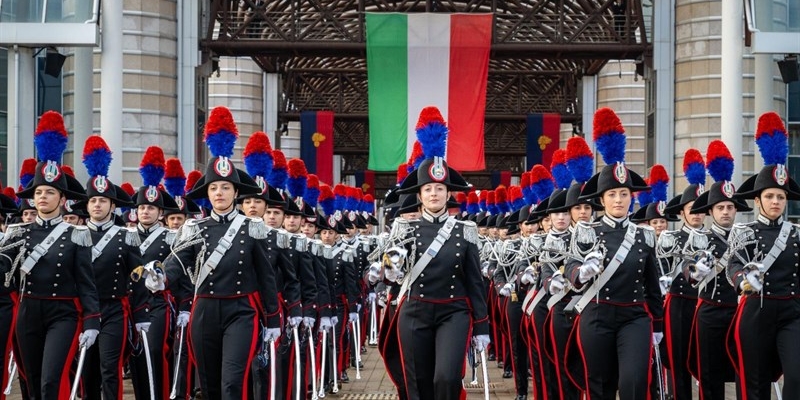 Giuramento dei Carabinieri allievi del 12° corso A.M. 