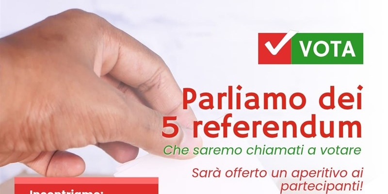 Vicchio. Incontro pubblico sui cinque referendum fondamentali per lavoratori e cittadini