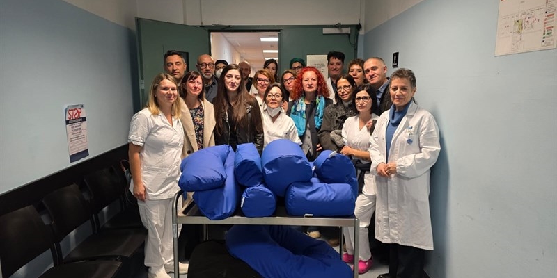 Ospedale Mugello. Cuscini posizionatori in memoria di Silvia Cantini