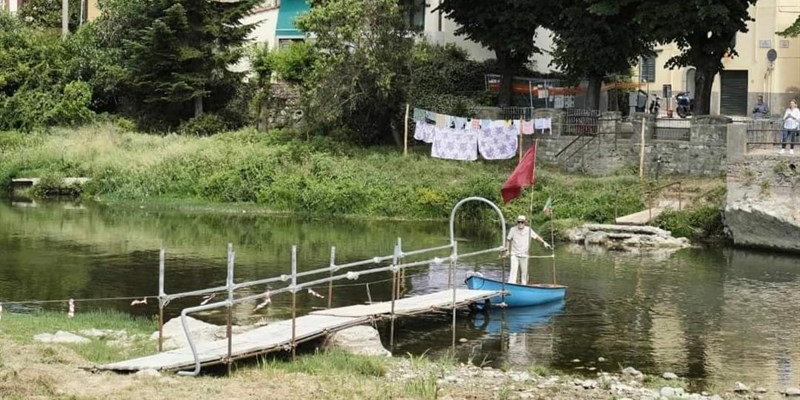 Imbarcazione utilizzata per attraversare la Sieve, tipica della tradizione del "Corso della Nave"