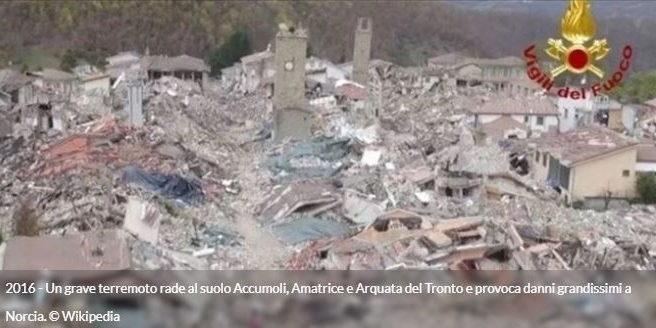 2016 - Un terremoto devasta il centro Italia (8 anni fa)