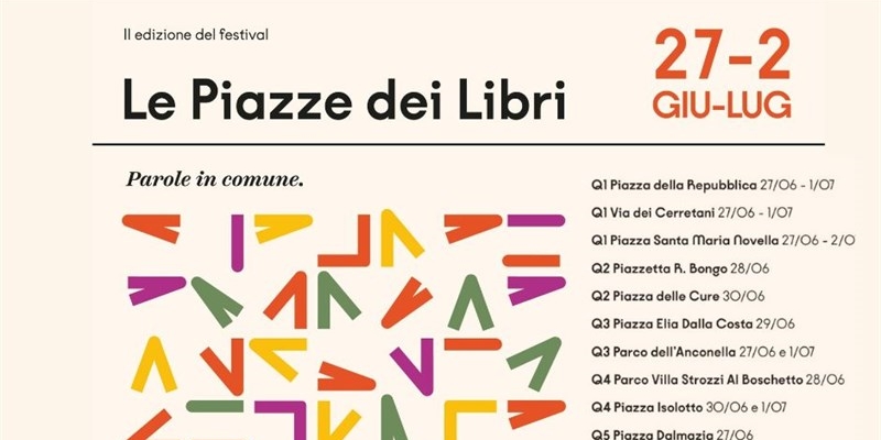 Tornano le piazze dei libri