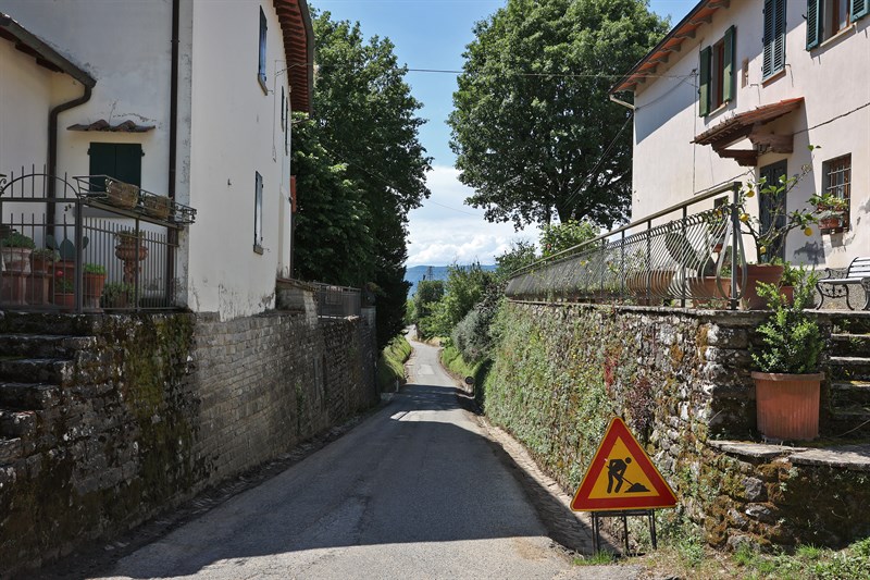 Lavori in Via del Salto