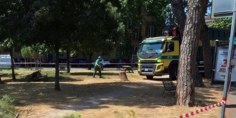 La mannaia in piazza Edison