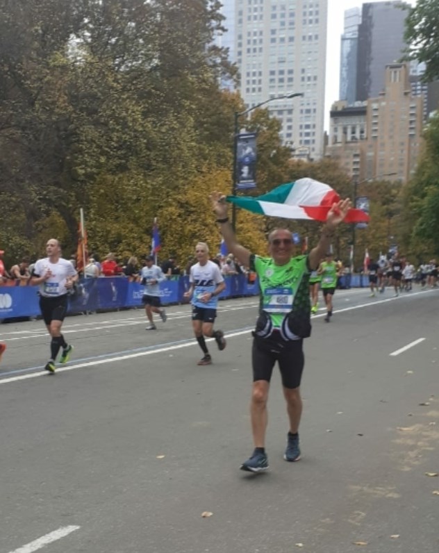 L'arrivo alla maratona di New York