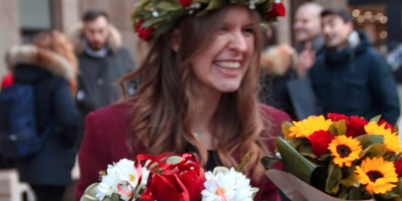 Foto del giorno di laurea di Alice Campolmi - dicembre 2021