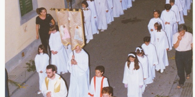 Una particolare processione del Corpus Domini alcuni anni orsono