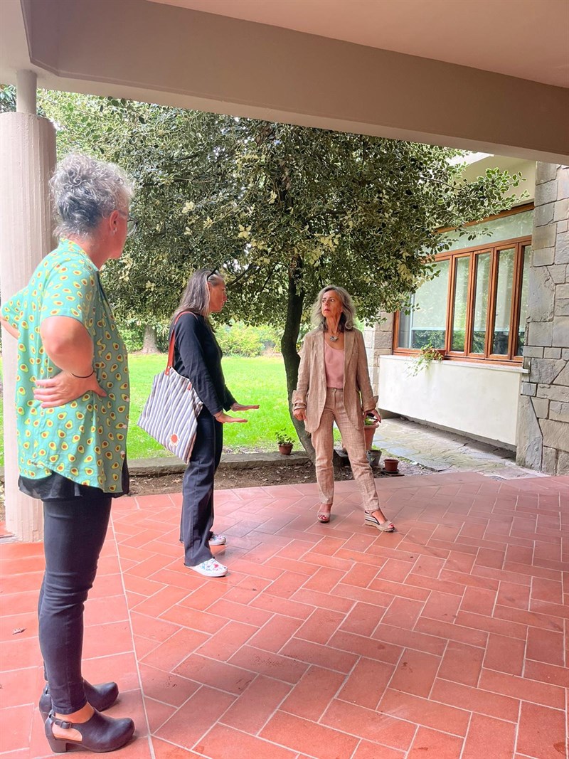 Simona Dei in visita ai centri diurni del Mugello