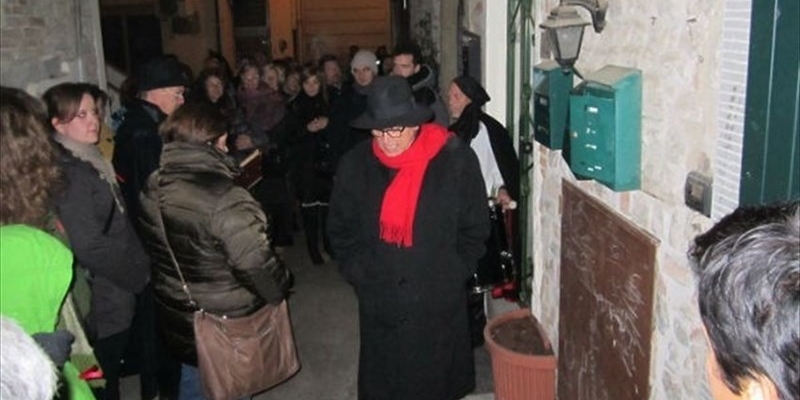 Immagine d’epoca del Borgo dei Misteri 