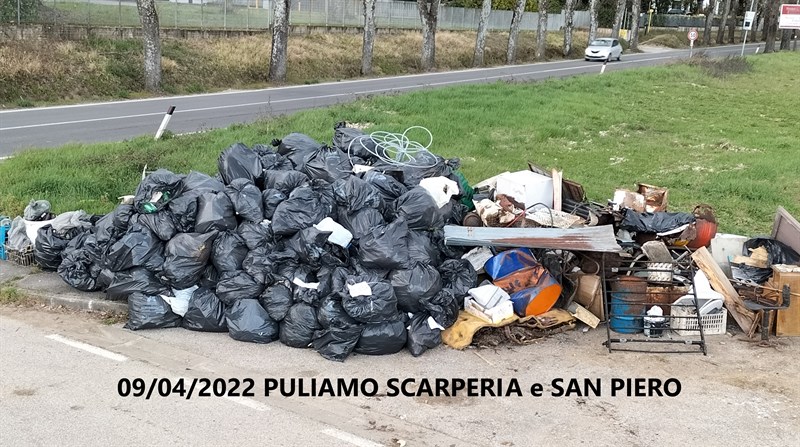 Puliamo Scarperia e San Piero. Le immagini del 2022