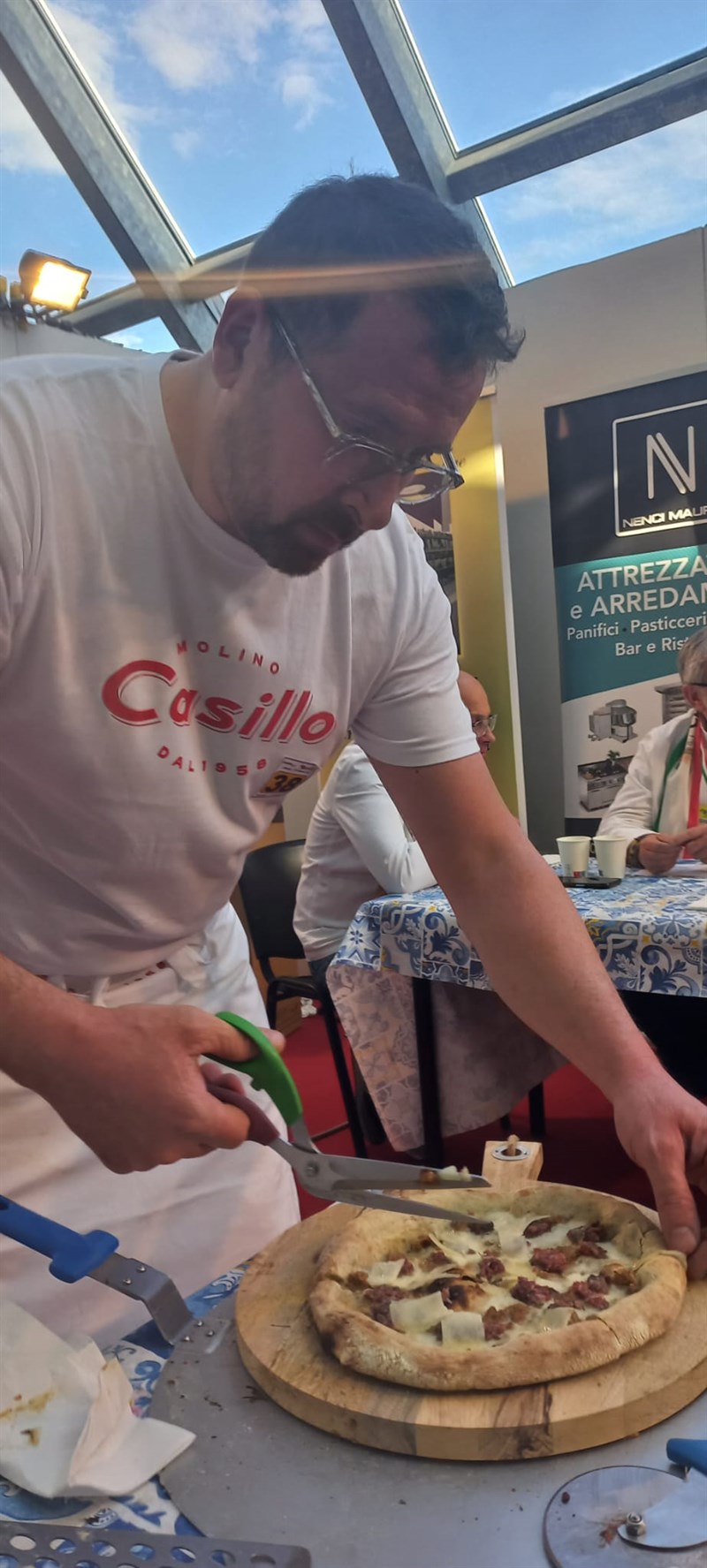 Andrea Bongi, campione toscano di pizza classica