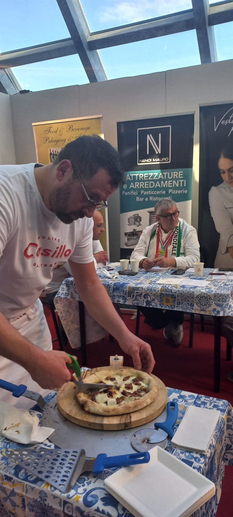 Andrea Bongi, campione toscano di pizza classica