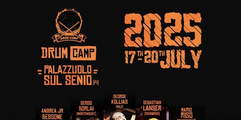 Drum Camp 2025: Sebastian Lanser tra i protagonisti a Palazzuolo sul Senio