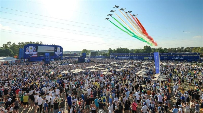 Lo spettacolo della Ryder Cup