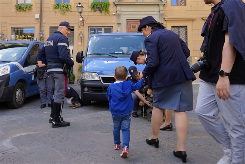 Un momento della festa