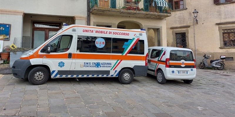 Mezzi di soccorso Croce Azzurra Pontassieve