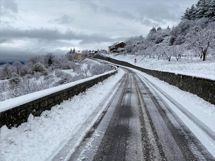 Neve sul Comune di Rufina